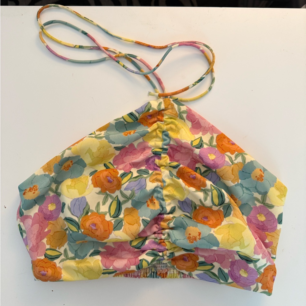 Zara Floral Halter Top